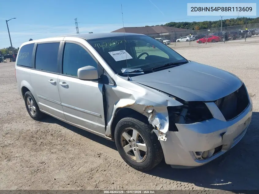 2008 Dodge Grand Caravan Sxt VIN 2D8HN54P88R113609 фото 2