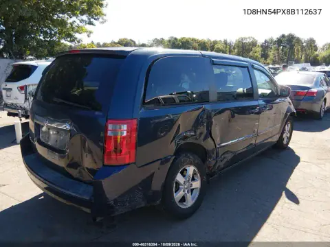 2008 Dodge Grand Caravan Sxt VIN 1D8HN54PX8B112637 фото 5