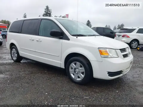 2D4RN4DE6AR111510 — 2010 Dodge Caravan, Естественный износ, фото до ремонта