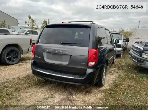 2012 Dodge Grand Caravan Sxt VIN 2C4RDGBG7CR154648 фото 4