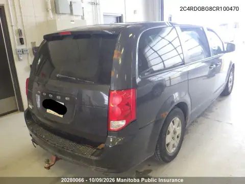 2012 Dodge Grand Caravan Se VIN 2C4RDGBG8CR100470 фото 3