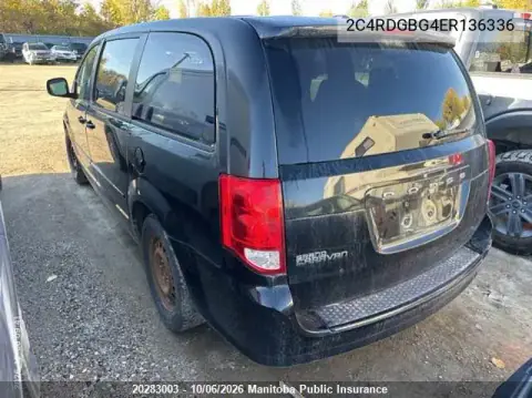 2014 Dodge Grand Caravan Sxt VIN 2C4RDGBG4ER136336 фото 3