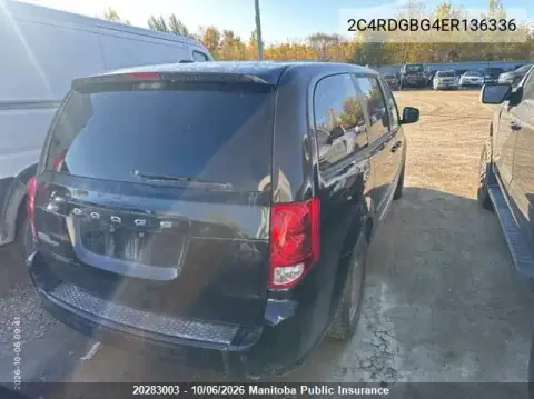 2014 Dodge Grand Caravan Sxt VIN 2C4RDGBG4ER136336 фото 4