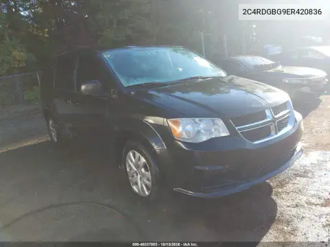 2C4RDGBG9ER420836 — 2014 Dodge Caravan, Правая сторона, фото до ремонта