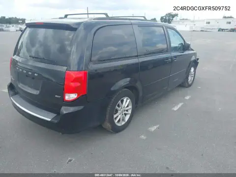 2015 Dodge Grand Caravan Sxt VIN 2C4RDGCGXFR509752 фото 5