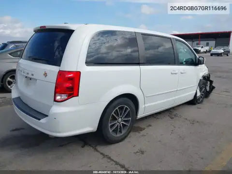 2C4RDGBG7GR116696 — 2016 Dodge Caravan, фото 5 с аукциона IAAI, Передняя часть