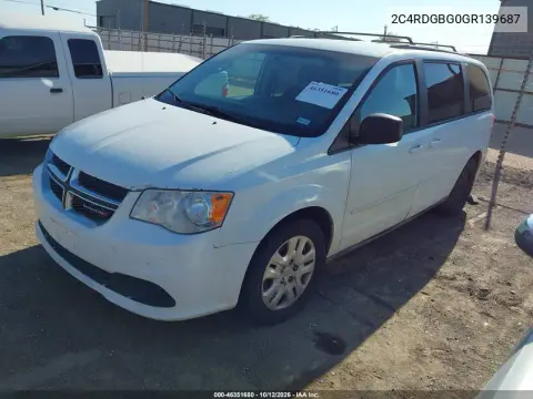 2016 Dodge Grand Caravan Se/Sxt VIN 2C4RDGBG0GR139687 фото 2