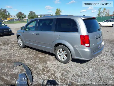 2017 Dodge Grand Caravan Crew VIN 2C4RDGDG7HR638615 фото 4