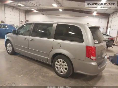 2017 Dodge Grand Caravan Se VIN 2C4RDGBG1HR568936 фото 4