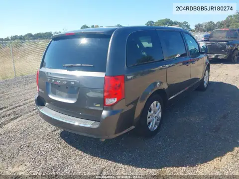 2C4RDBGB5JR180274 — 2018 Dodge Caravan, фото 5 с аукциона IAAI, Передняя часть слева