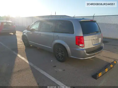 2018 Dodge Grand Caravan Se Plus VIN 2C4RDGBG8JR244551 фото 4
