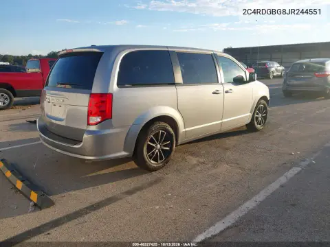 2018 Dodge Grand Caravan Se Plus VIN 2C4RDGBG8JR244551 фото 5