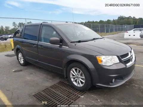 2C4RDGCG2KR671000 — 2019 Dodge Caravan, Урон от шторма, фото до ремонта
