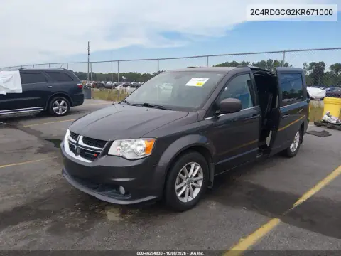 2019 Dodge Grand Caravan Sxt VIN 2C4RDGCG2KR671000 фото 3