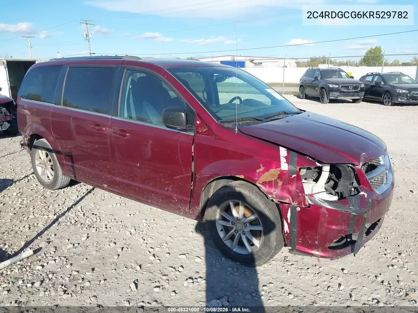 2019 Dodge Grand Caravan Sxt VIN 2C4RDGCG6KR529782 фото 1
