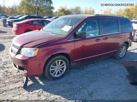 2019 Dodge Grand Caravan Sxt VIN 2C4RDGCG6KR529782 фото 2