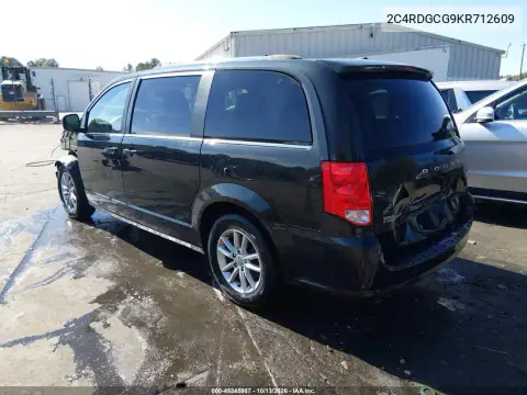 2C4RDGCG9KR712609 — 2019 Dodge Caravan, фото 4 с аукциона IAAI, Передняя часть