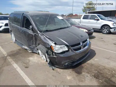 2C4RDGCG2LR179794 — 2020 Dodge Caravan, Передняя часть справа, фото до ремонта