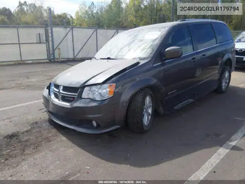 2C4RDGCG2LR179794 — 2020 Dodge Caravan, фото 3 с аукциона IAAI, Передняя часть справа