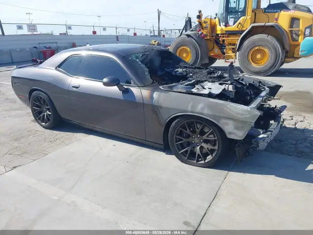 2C3CDZC91JH309705 — 2018 Dodge Challenger Srt Hellcat, Следы пожара снаружи (Exterior Burn), фото до ремонта