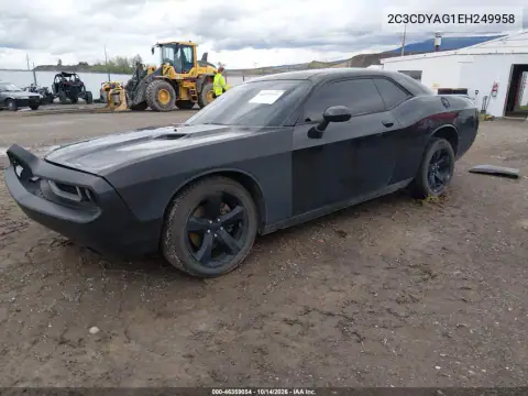 2C3CDYAG1EH249958 — 2014 Dodge Challenger, фото 3 с аукциона IAAI, Передняя часть справа