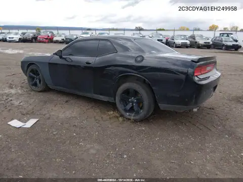 2C3CDYAG1EH249958 — 2014 Dodge Challenger, фото 4 с аукциона IAAI, Передняя часть справа