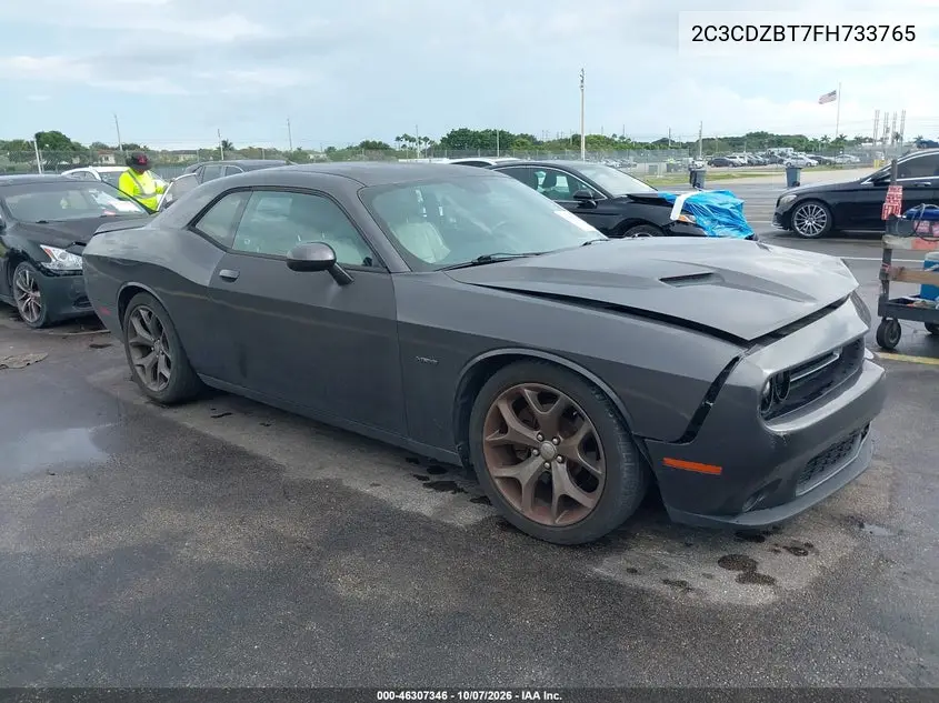 2015 Dodge Challenger R/T Plus VIN 2C3CDZBT7FH733765 фото 2