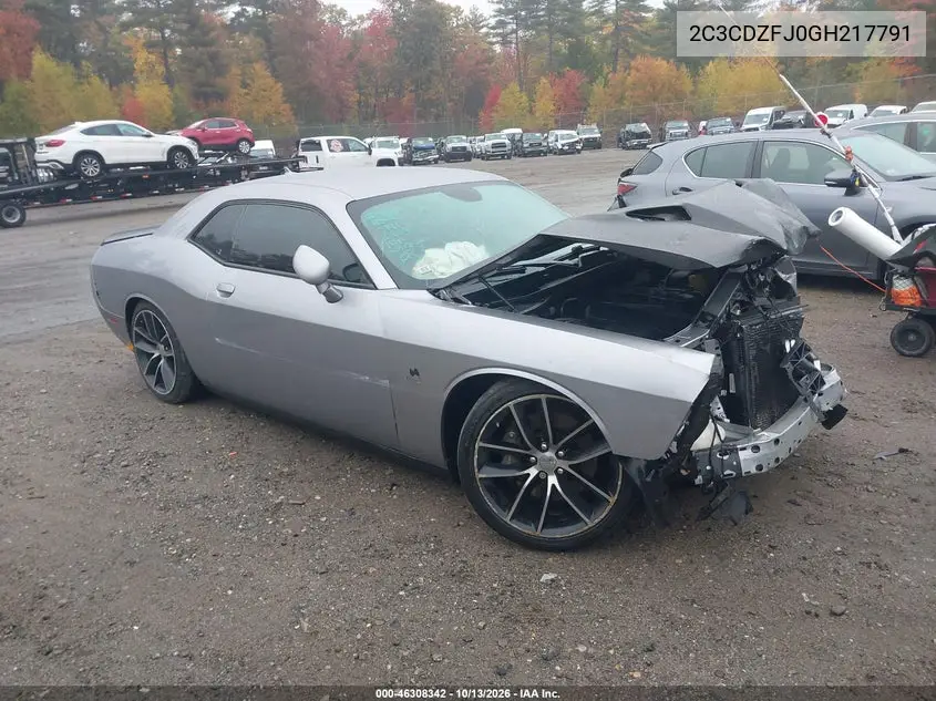 2016 Dodge Challenger R/T Scat Pack VIN 2C3CDZFJ0GH217791 фото 1