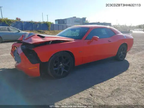 2017 Dodge Challenger VIN 2C3CDZBT3HH632113 фото 2