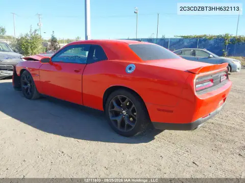 2017 Dodge Challenger VIN 2C3CDZBT3HH632113 фото 3