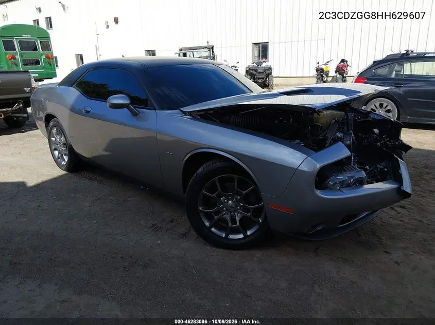 2017 Dodge Challenger Gt VIN 2C3CDZGG8HH629607 фото 2