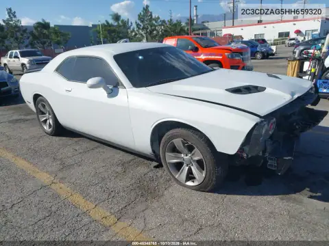 2C3CDZAG5HH659320 — 2017 Dodge Challenger, Передняя часть, фото до ремонта