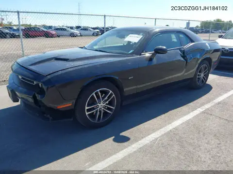 2018 Dodge Challenger Gt Awd VIN 2C3CDZGG1JH184102 фото 3