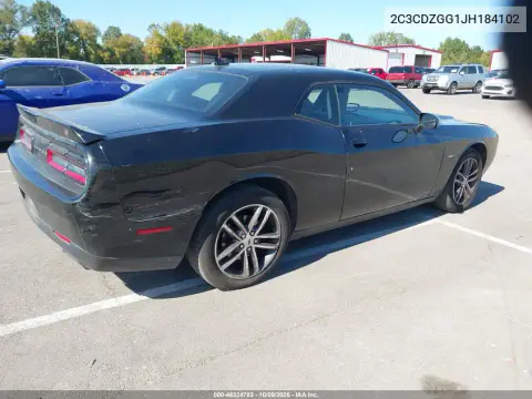2018 Dodge Challenger Gt Awd VIN 2C3CDZGG1JH184102 фото 5