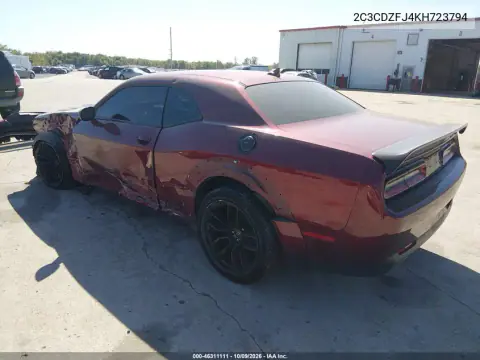 2019 Dodge Challenger R/T Scat Pack Widebody VIN 2C3CDZFJ4KH723794 фото 3
