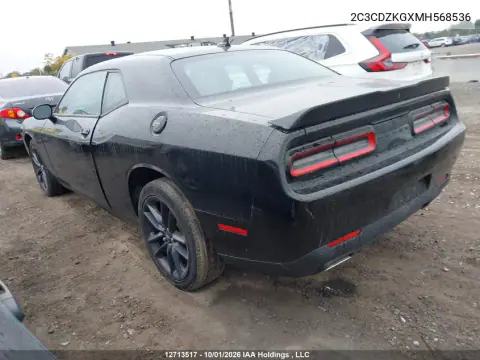 2021 Dodge Challenger VIN 2C3CDZKGXMH568536 фото 3