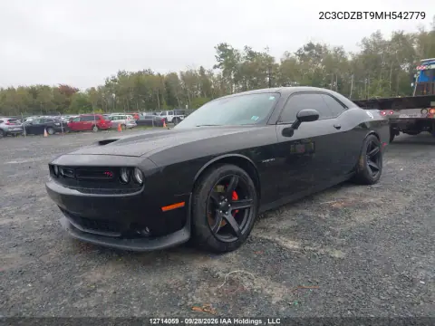 2021 Dodge Challenger R/T VIN 2C3CDZBT9MH542779 фото 2