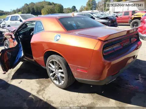 2021 Dodge Challenger Sxt Awd VIN 2C3CDZGG1MH587341 фото 3