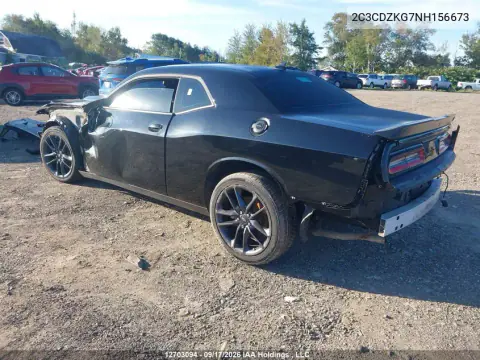 2022 Dodge Challenger Gt Awd VIN 2C3CDZKG7NH156673 фото 3