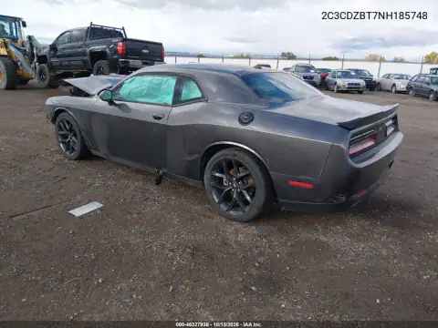 2022 Dodge Challenger R/T VIN 2C3CDZBT7NH185748 фото 4