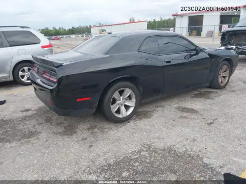 2023 Dodge Challenger Sxt VIN 2C3CDZAG0PH601940 фото 4