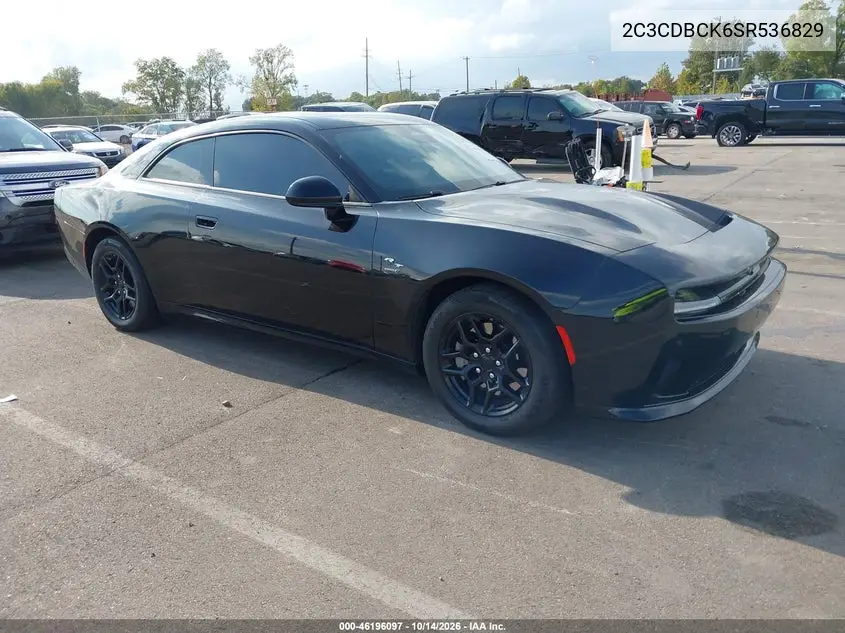 2C3CDBCK6SR536829 Dodge Charger Daytona 2025 — повреждение Естественный износ, фото до ремонта