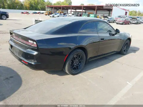 2C3CDBCK6SR536829 — 2025 Dodge Charger Daytona, фото 4 с аукциона IAAI, Естественный износ