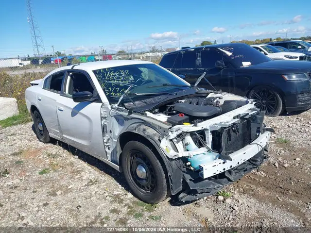 2C3CDXKG0PH657329 Dodge Charger Police 2023 — повреждение Задняя часть, фото до ремонта