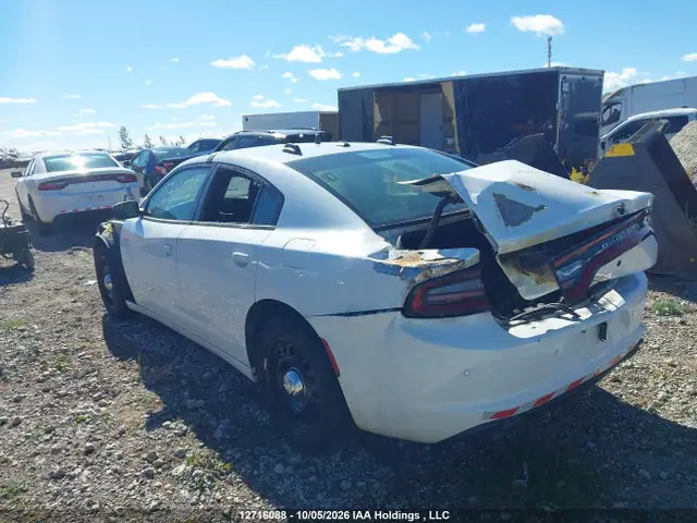 2C3CDXKG0PH657329 — 2023 Dodge Charger Police, фото 3 с аукциона IAAI 14.10.2026, Задняя часть