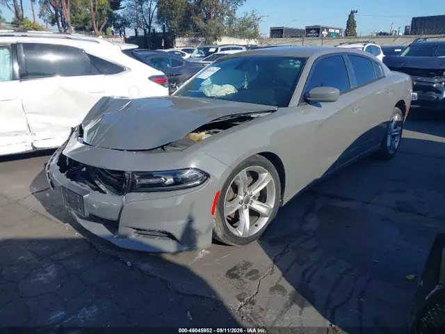 2C3CDXHG8HH630324 — 2017 Dodge Charger SXT RWD, фото 2 с аукциона IAAI 30.09.2026, Передняя часть