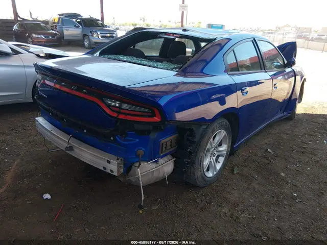 2022 Dodge Charger Sxt Rwd VIN 2C3CDXBG6NH216317 фото 4