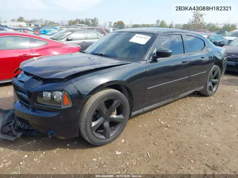 2008 Dodge Charger VIN 2B3KA43G88H182321 фото 3