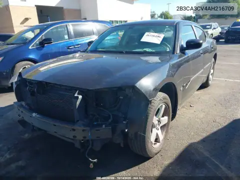 2B3CA3CV4AH216709 — 2010 Dodge Charger, фото 3 с аукциона IAAI, Передняя часть слева