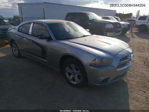 2B3CL3CG0BH544206 — 2011 Dodge Charger, Естественный износ, фото до ремонта